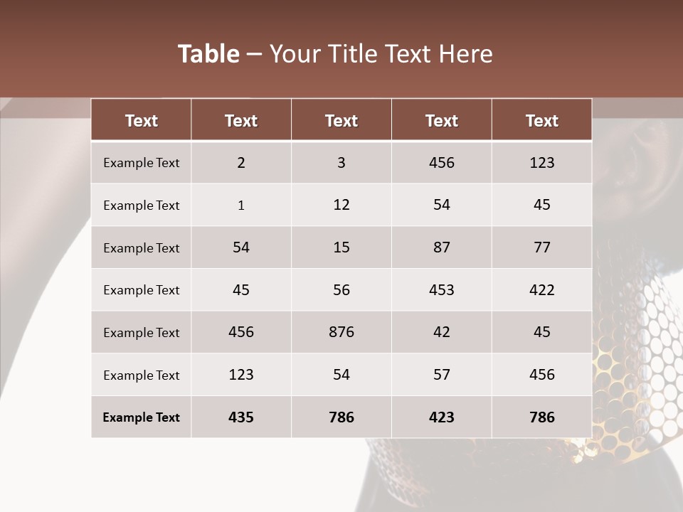 Beauty Shine Nose PowerPoint Template