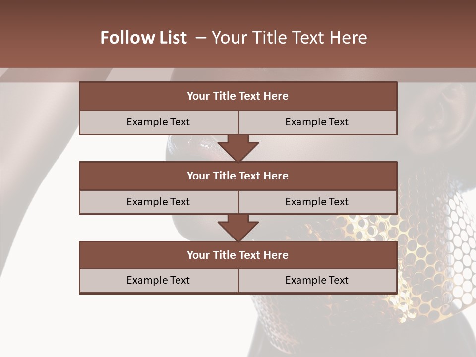 Beauty Shine Nose PowerPoint Template