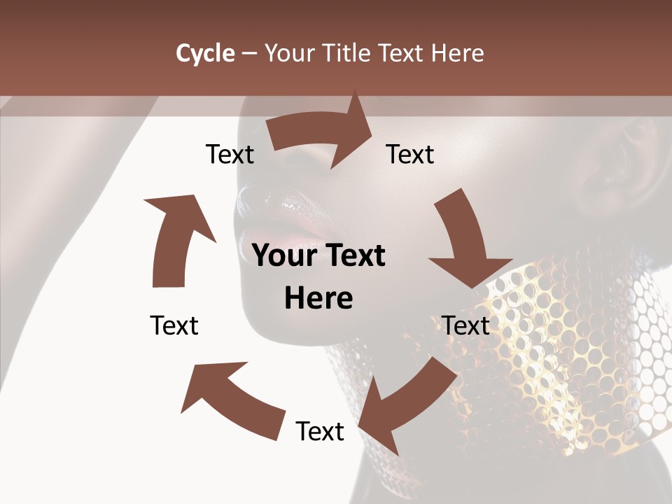 Beauty Shine Nose PowerPoint Template