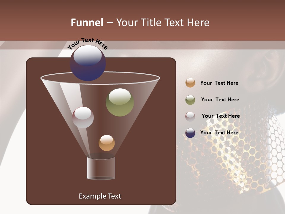 Beauty Shine Nose PowerPoint Template