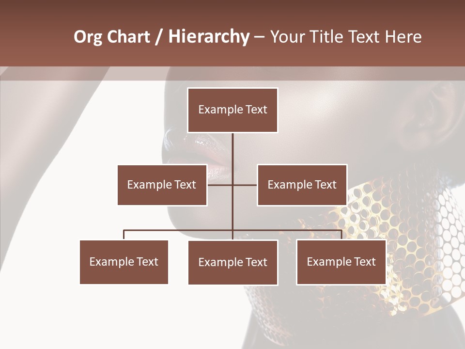 Beauty Shine Nose PowerPoint Template