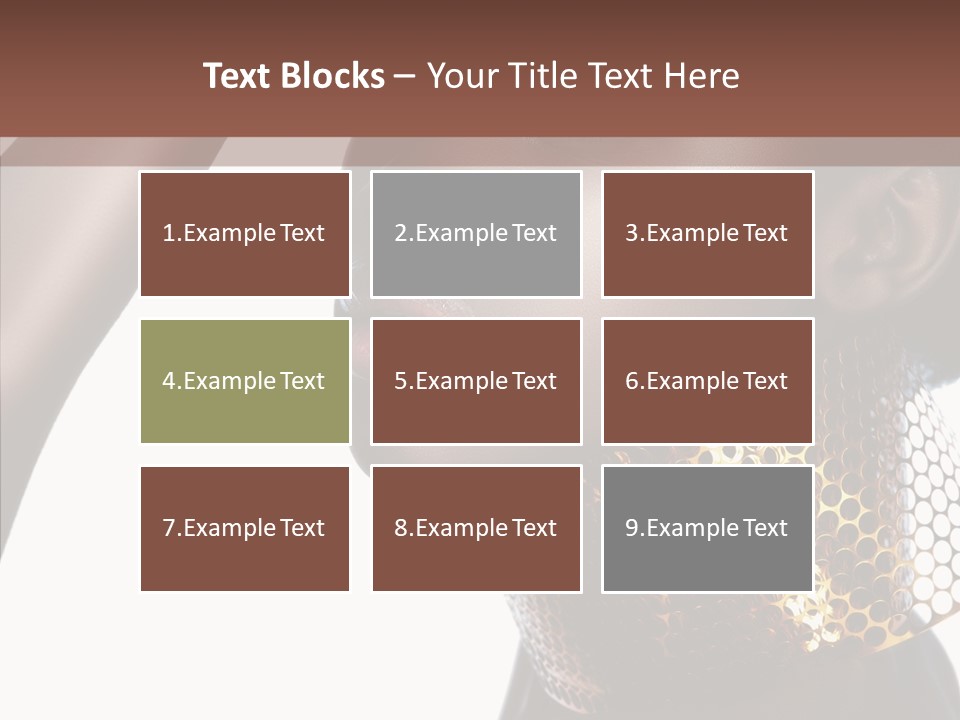 Beauty Shine Nose PowerPoint Template