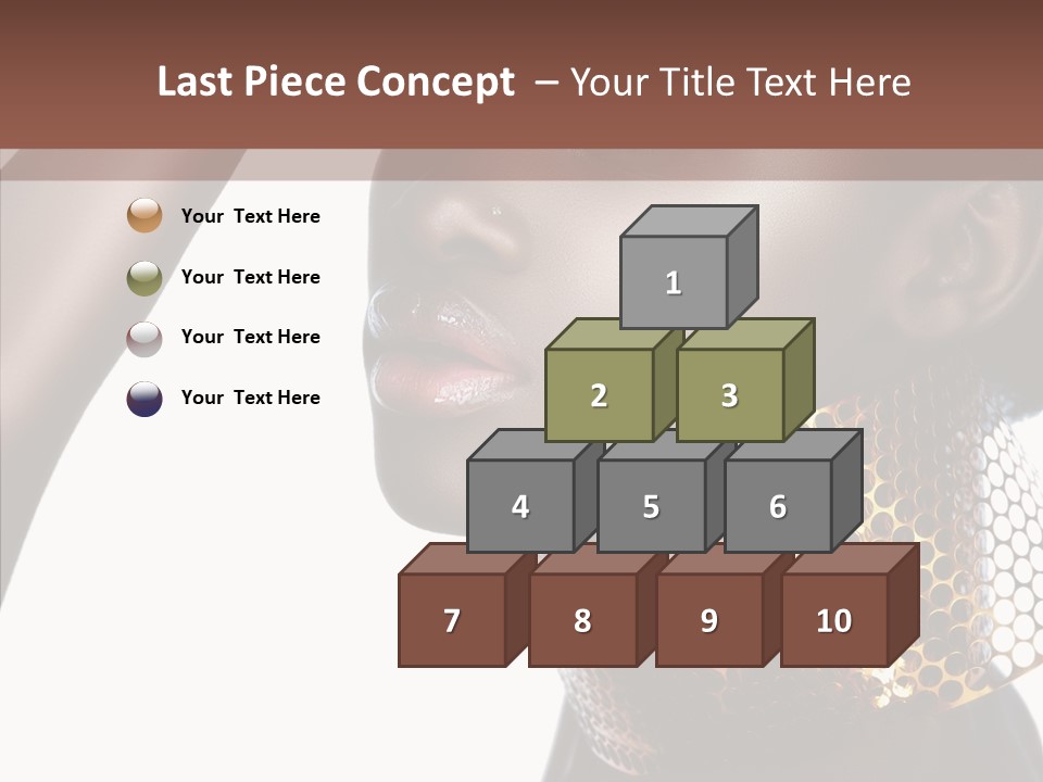 Beauty Shine Nose PowerPoint Template