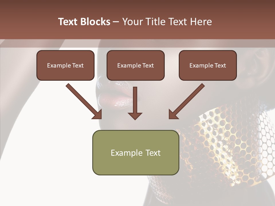 Beauty Shine Nose PowerPoint Template