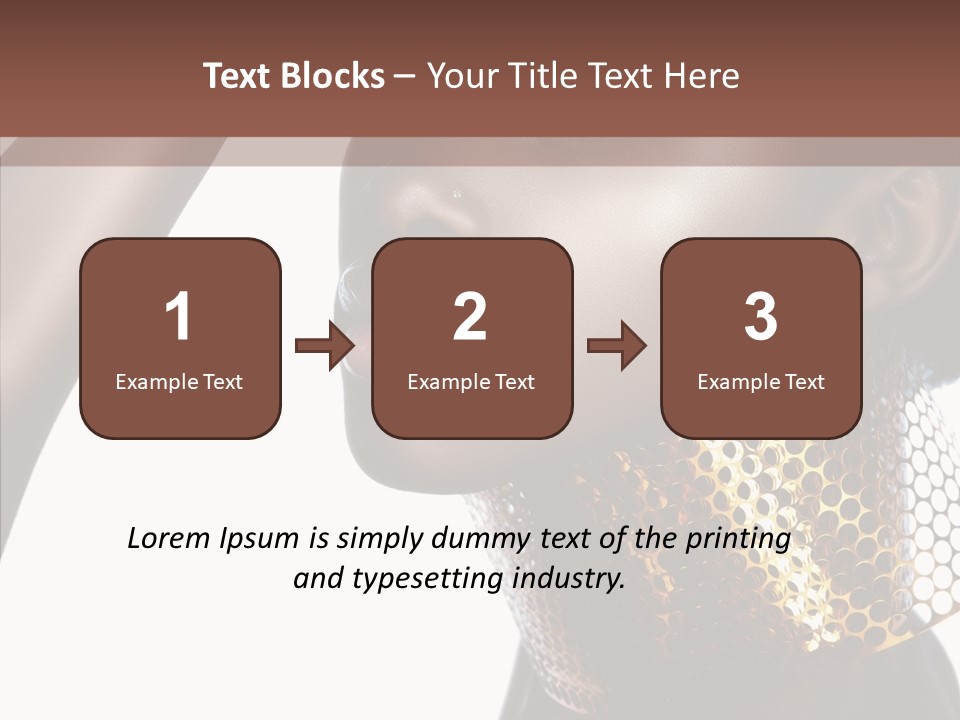 Beauty Shine Nose PowerPoint Template