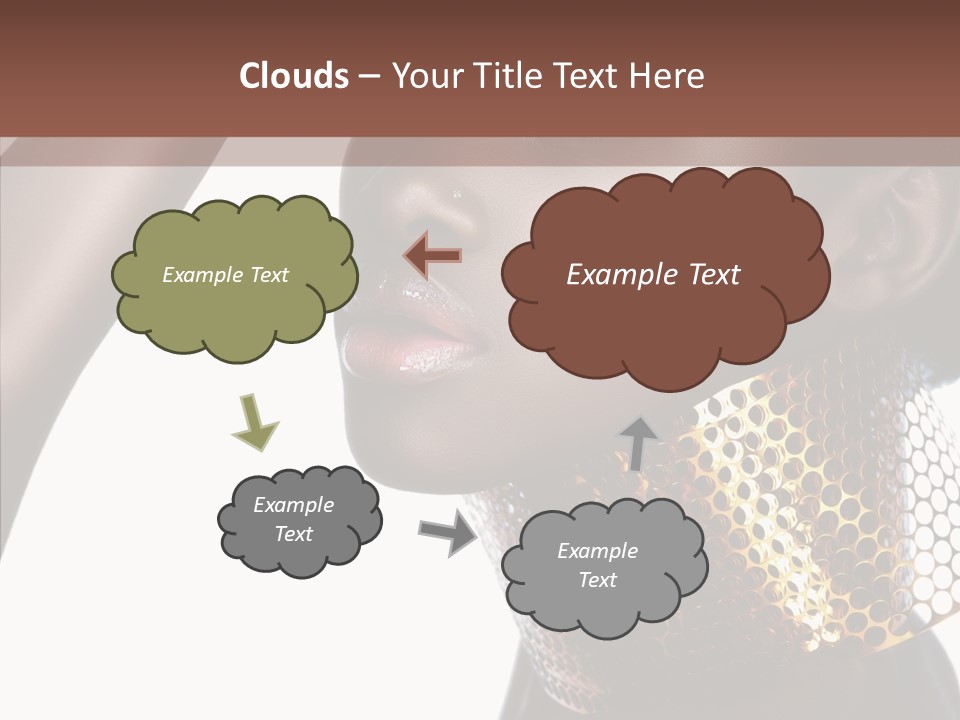 Beauty Shine Nose PowerPoint Template
