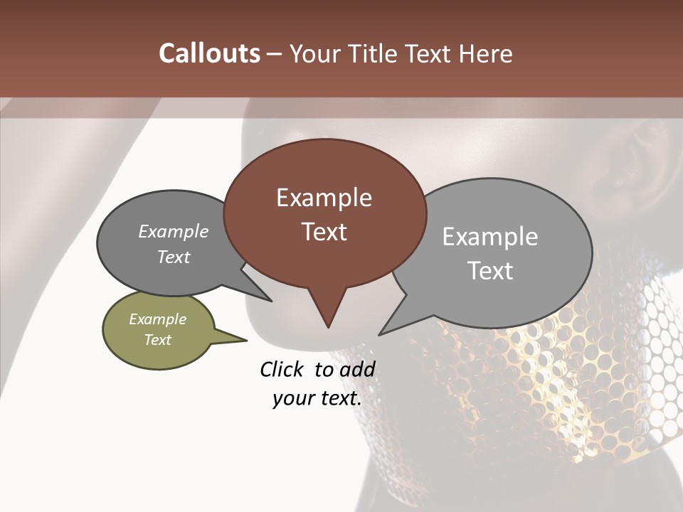 Beauty Shine Nose PowerPoint Template