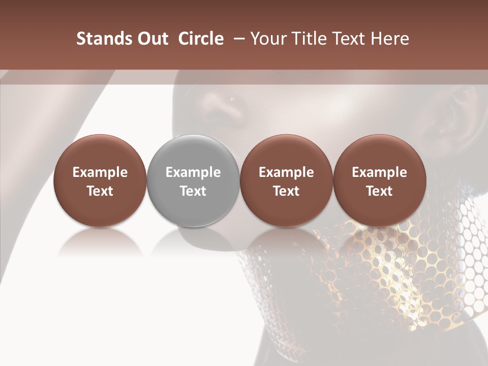 Beauty Shine Nose PowerPoint Template