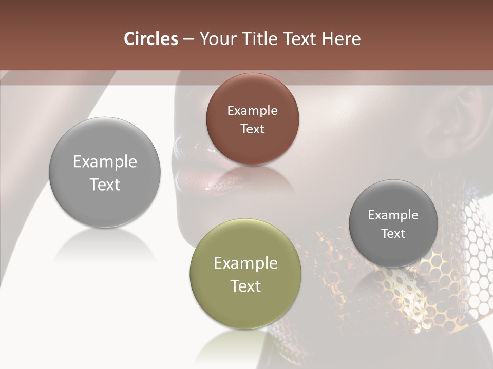 Beauty Shine Nose PowerPoint Template