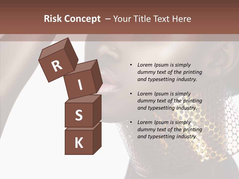 Beauty Shine Nose PowerPoint Template