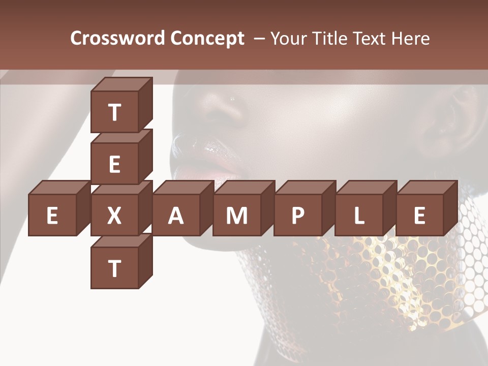 Beauty Shine Nose PowerPoint Template