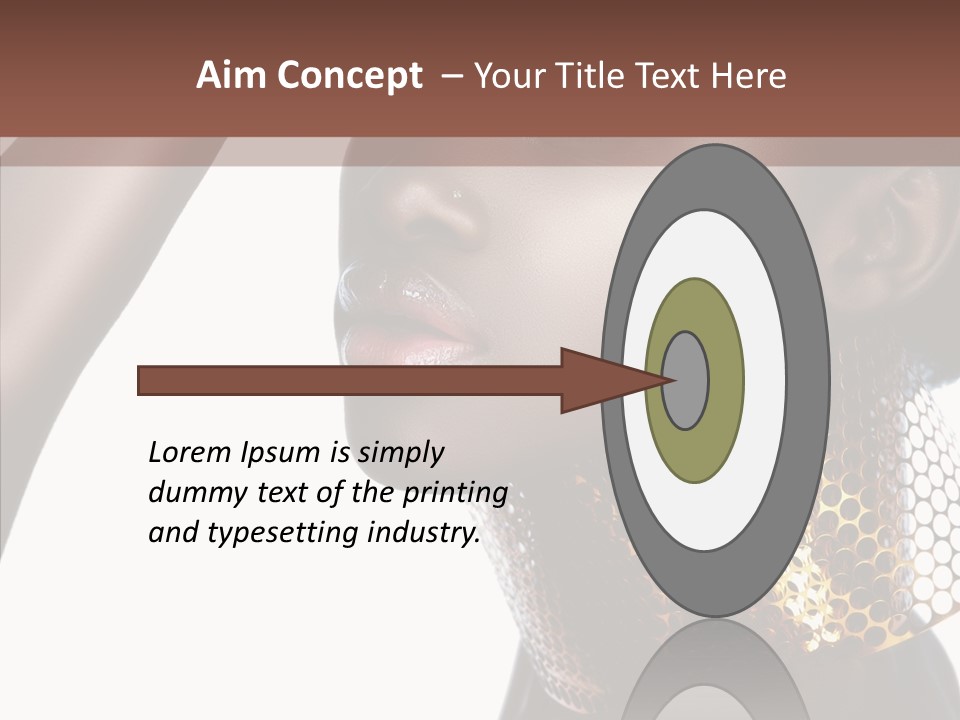 Beauty Shine Nose PowerPoint Template