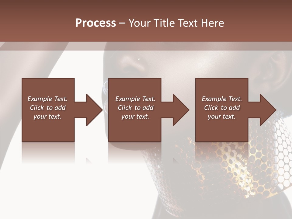 Beauty Shine Nose PowerPoint Template
