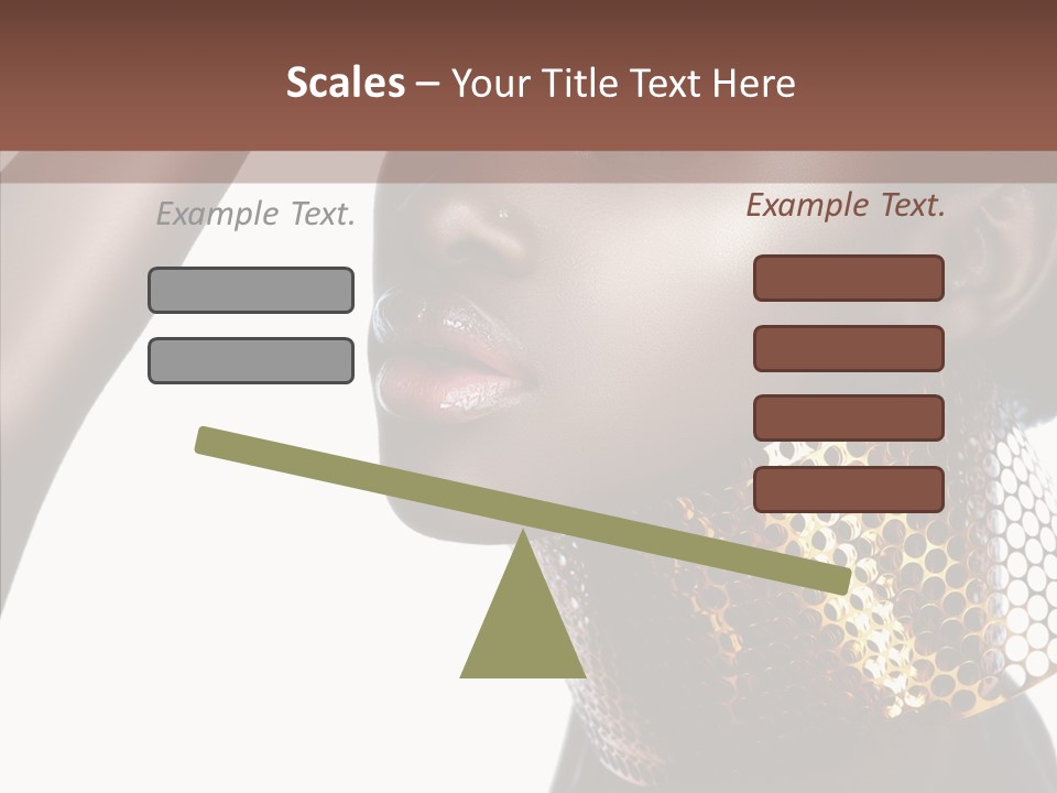 Beauty Shine Nose PowerPoint Template