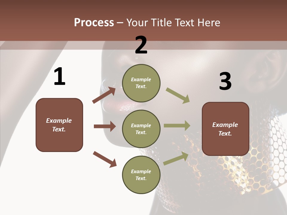 Beauty Shine Nose PowerPoint Template