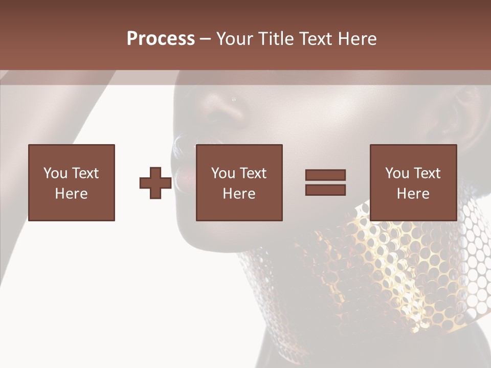 Beauty Shine Nose PowerPoint Template