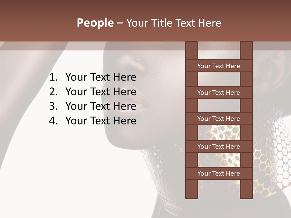 Beauty Shine Nose PowerPoint Template