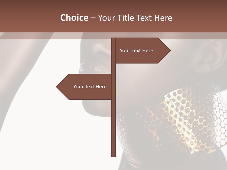 Beauty Shine Nose PowerPoint Template