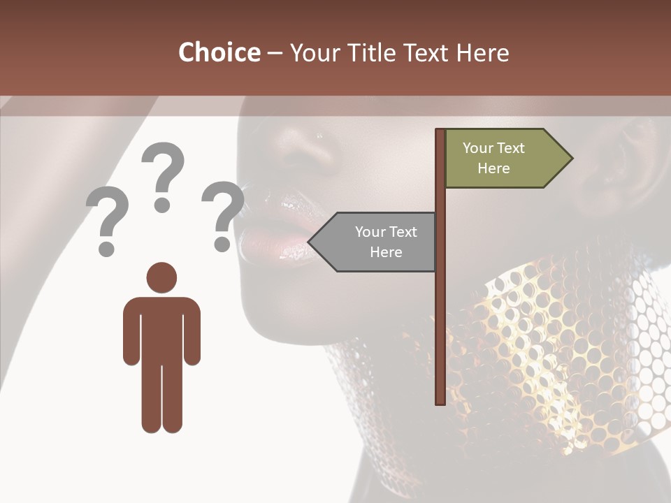 Beauty Shine Nose PowerPoint Template