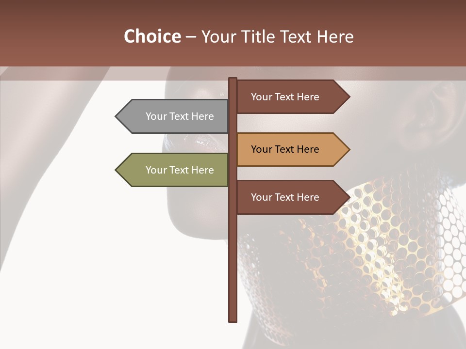 Beauty Shine Nose PowerPoint Template