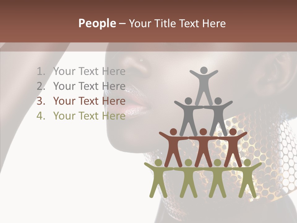 Beauty Shine Nose PowerPoint Template