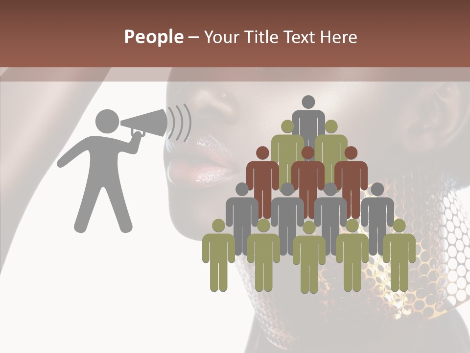 Beauty Shine Nose PowerPoint Template