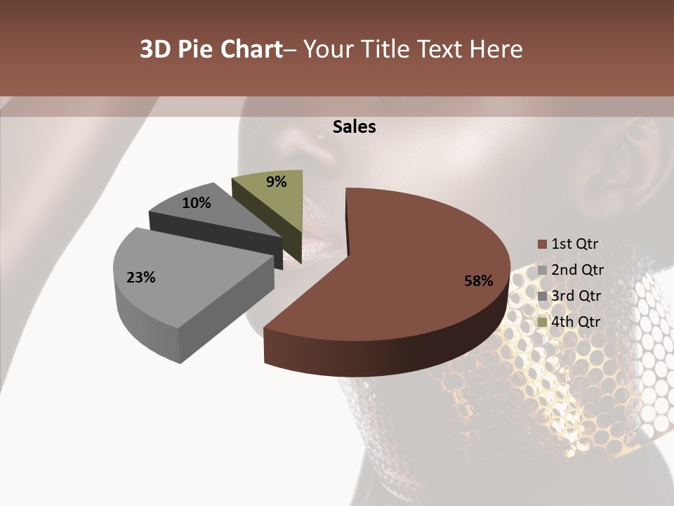 Beauty Shine Nose PowerPoint Template