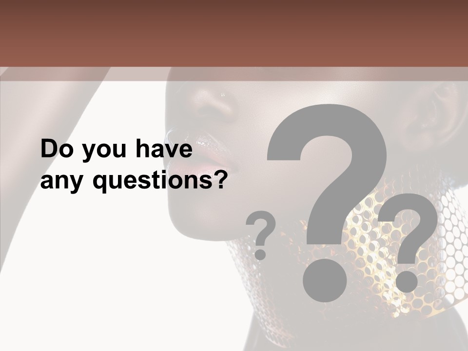 Beauty Shine Nose PowerPoint Template