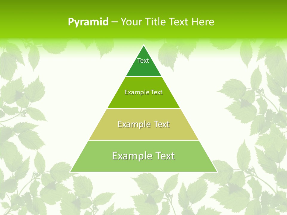Decoration Branch Green PowerPoint Template