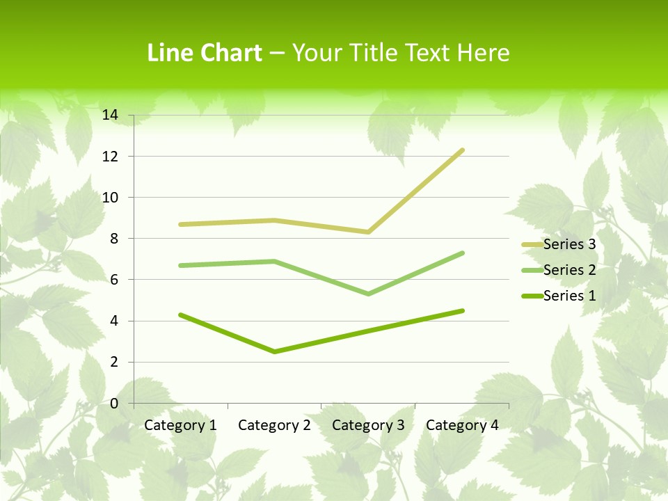 Decoration Branch Green PowerPoint Template