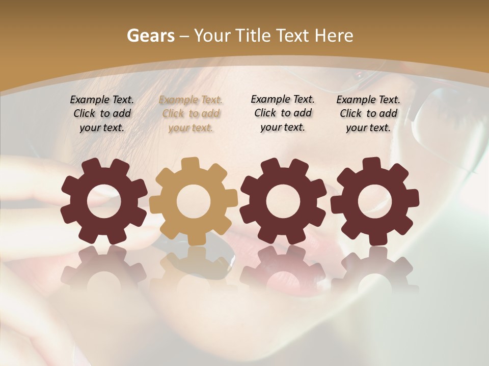 Call Online Young PowerPoint Template