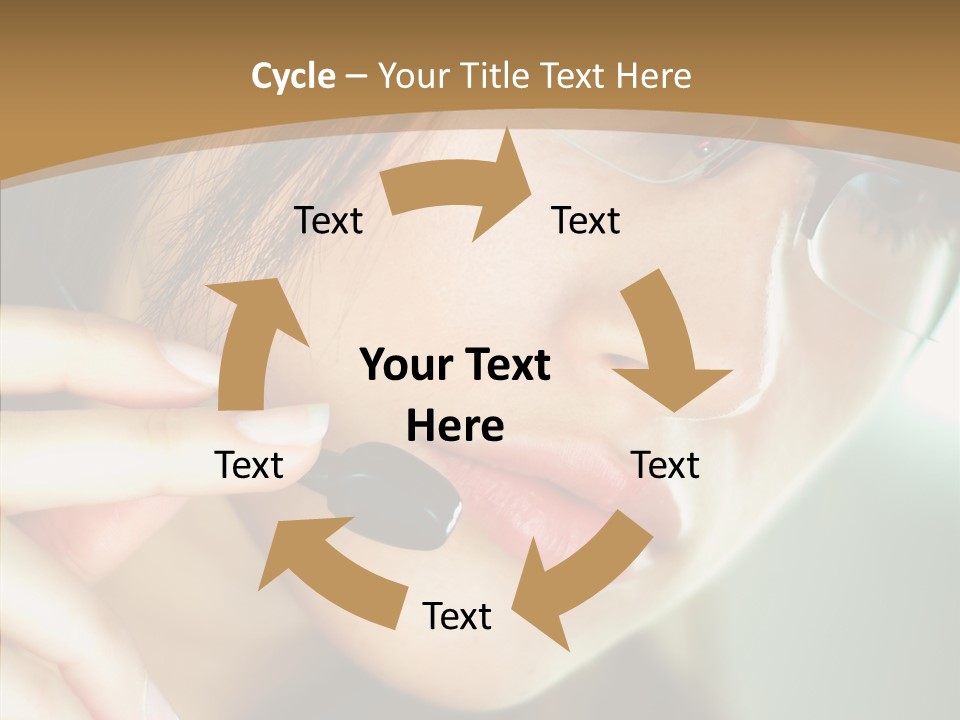 Call Online Young PowerPoint Template