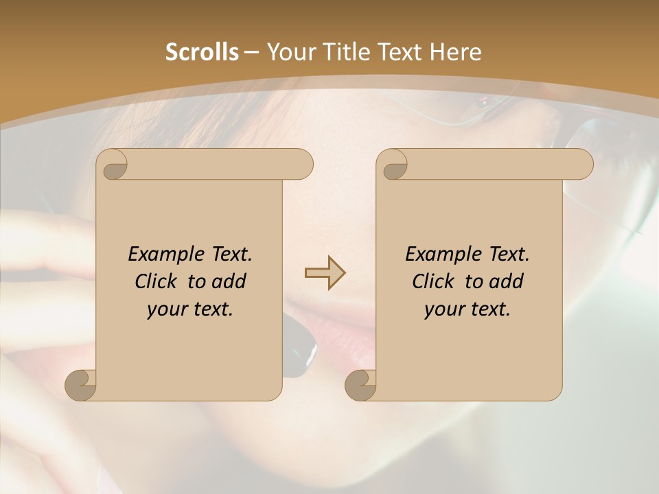 Call Online Young PowerPoint Template