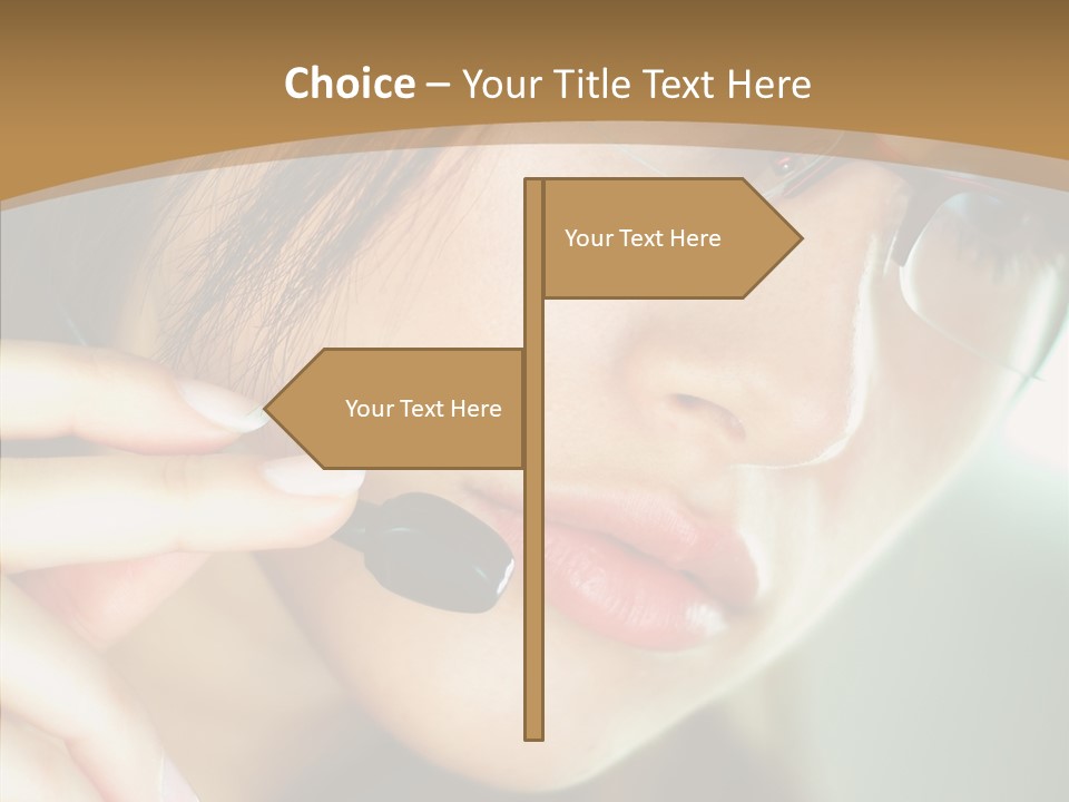 Call Online Young PowerPoint Template