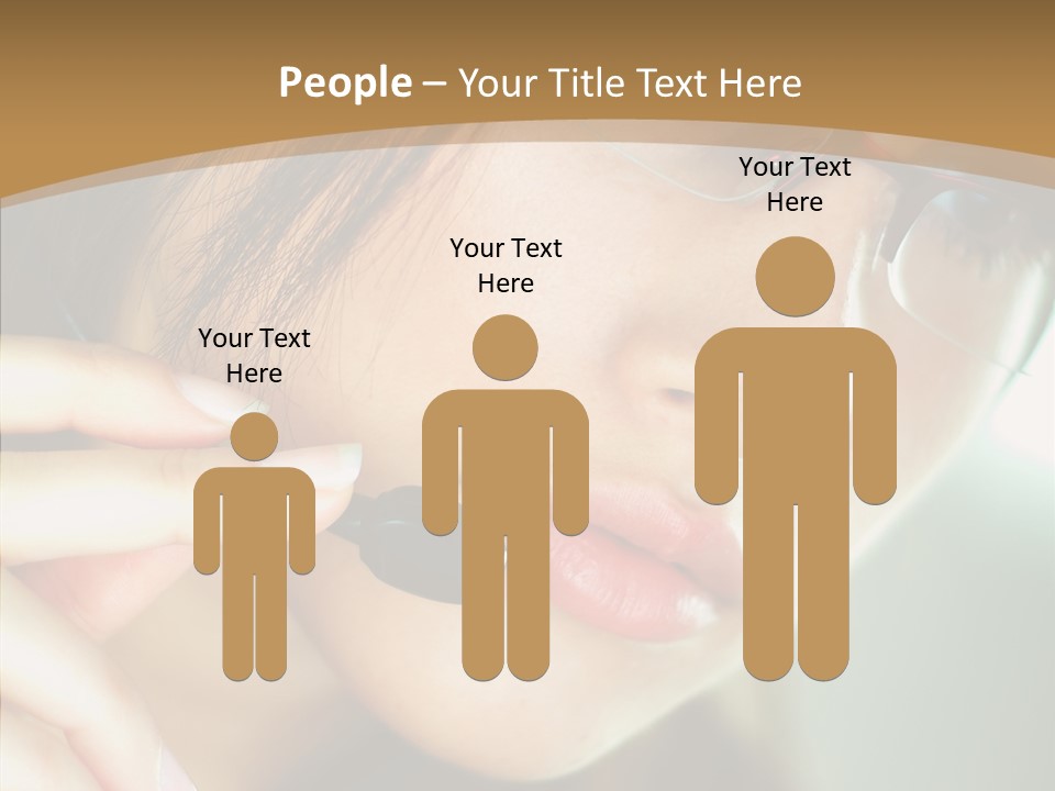 Call Online Young PowerPoint Template