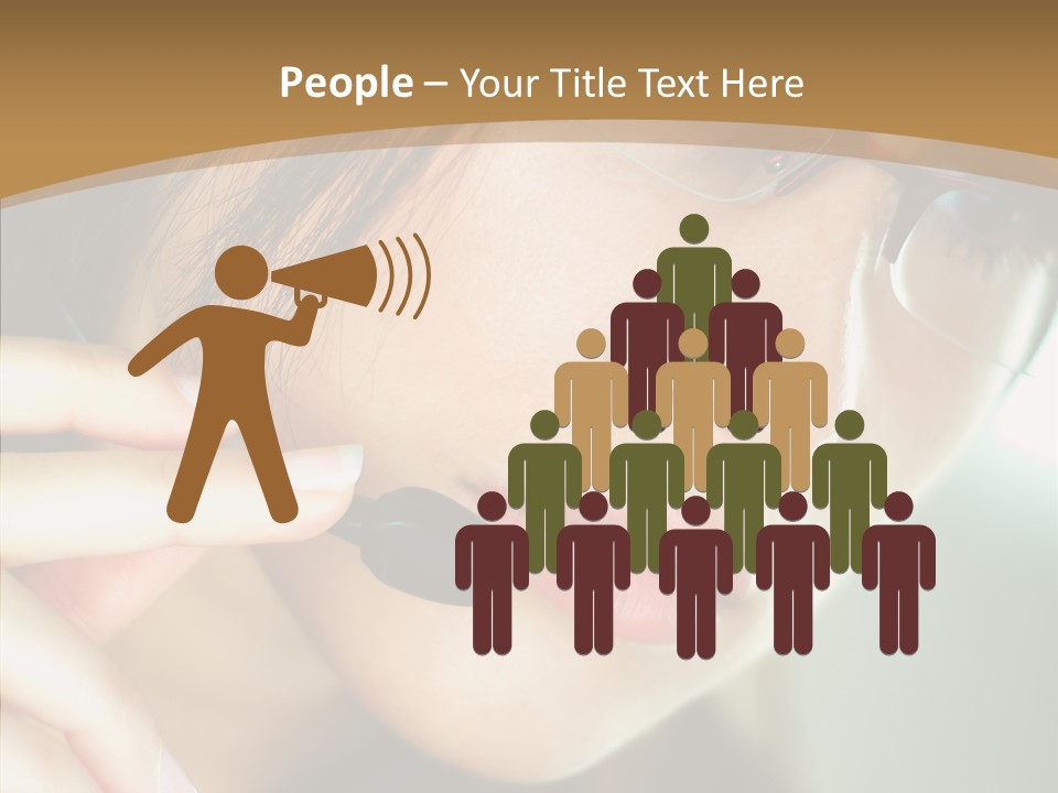 Call Online Young PowerPoint Template