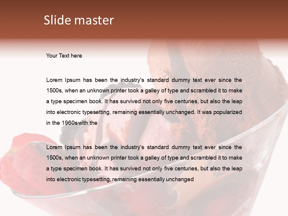 Ripe Food Fresh PowerPoint Template