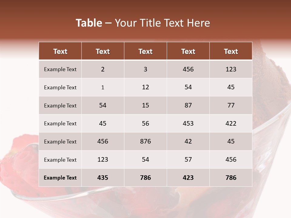 Ripe Food Fresh PowerPoint Template