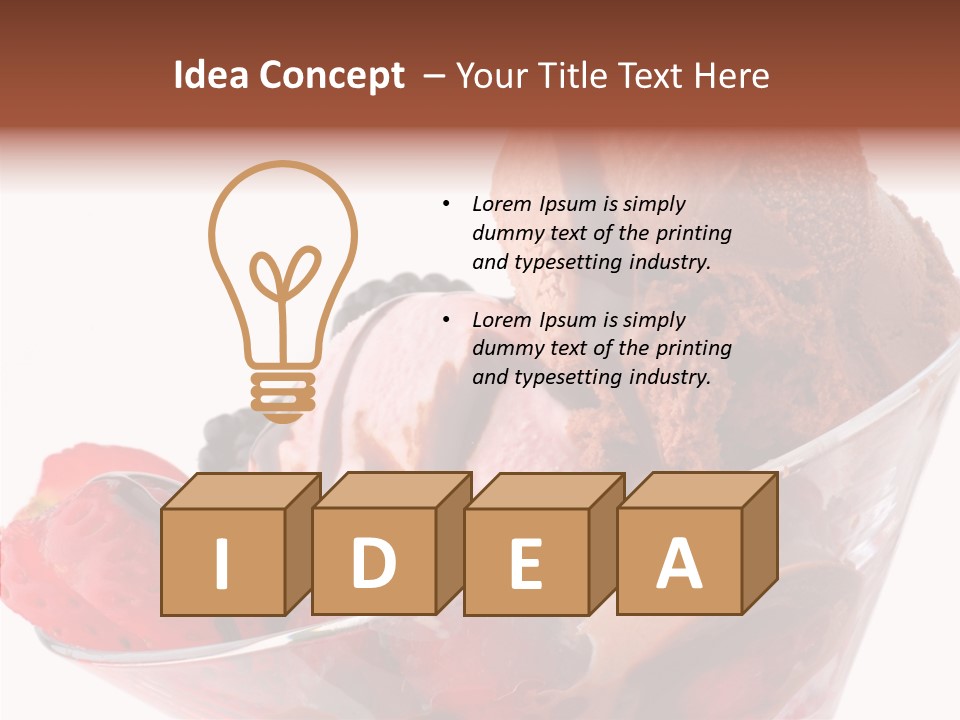 Ripe Food Fresh PowerPoint Template