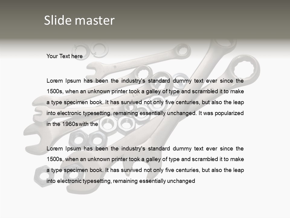 Automotive Technology Technician PowerPoint Template