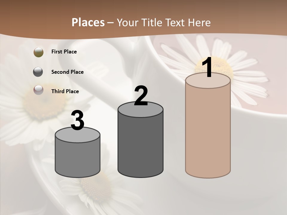 Morning Flower Leaf PowerPoint Template