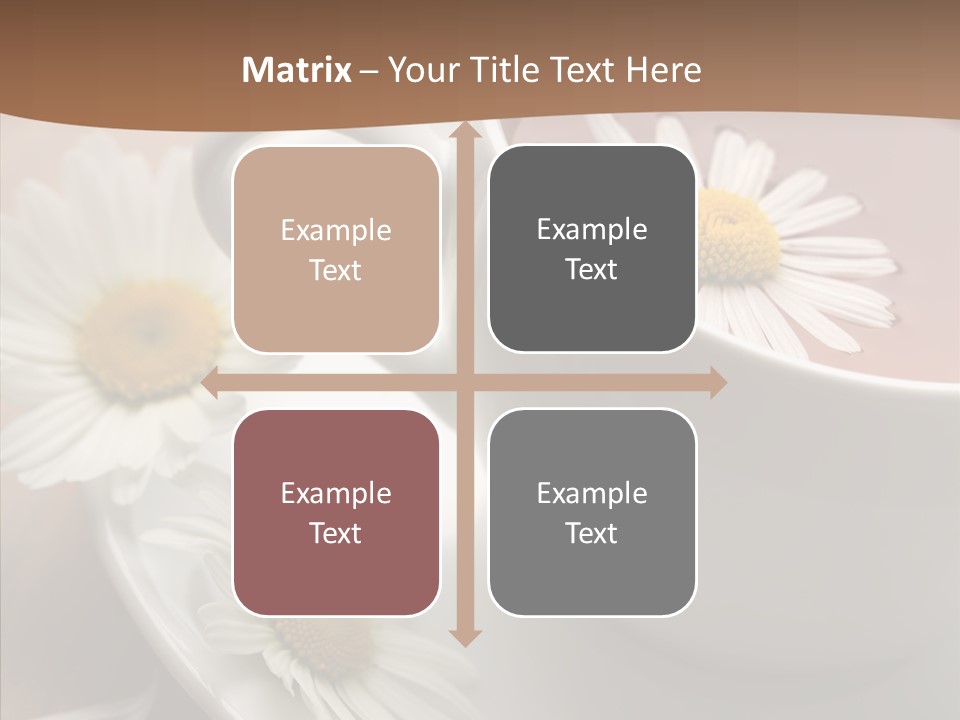 Morning Flower Leaf PowerPoint Template