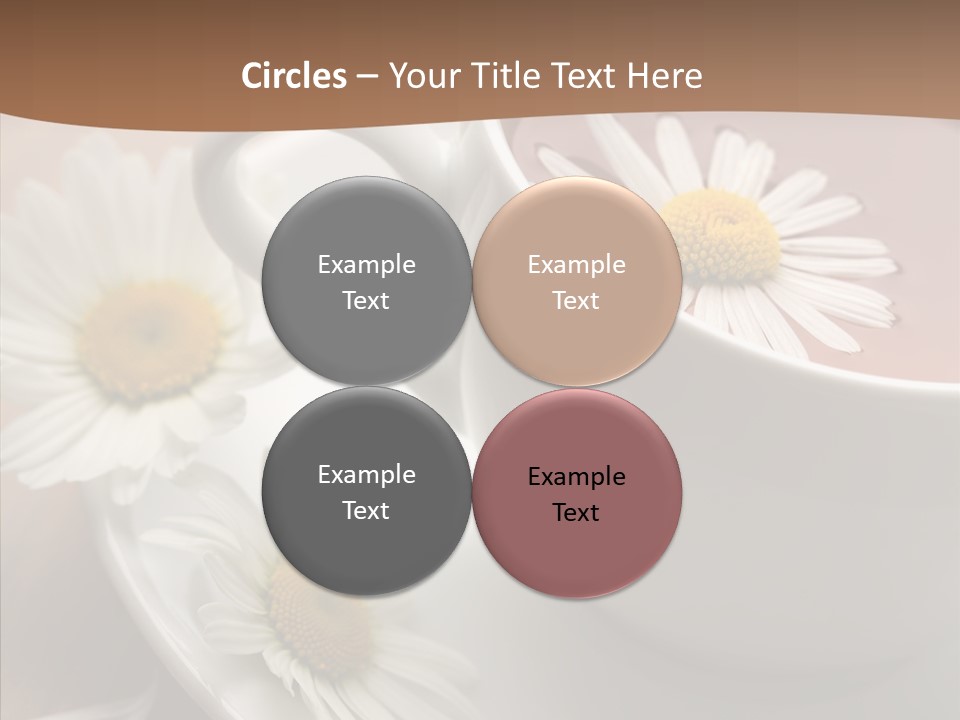 Morning Flower Leaf PowerPoint Template