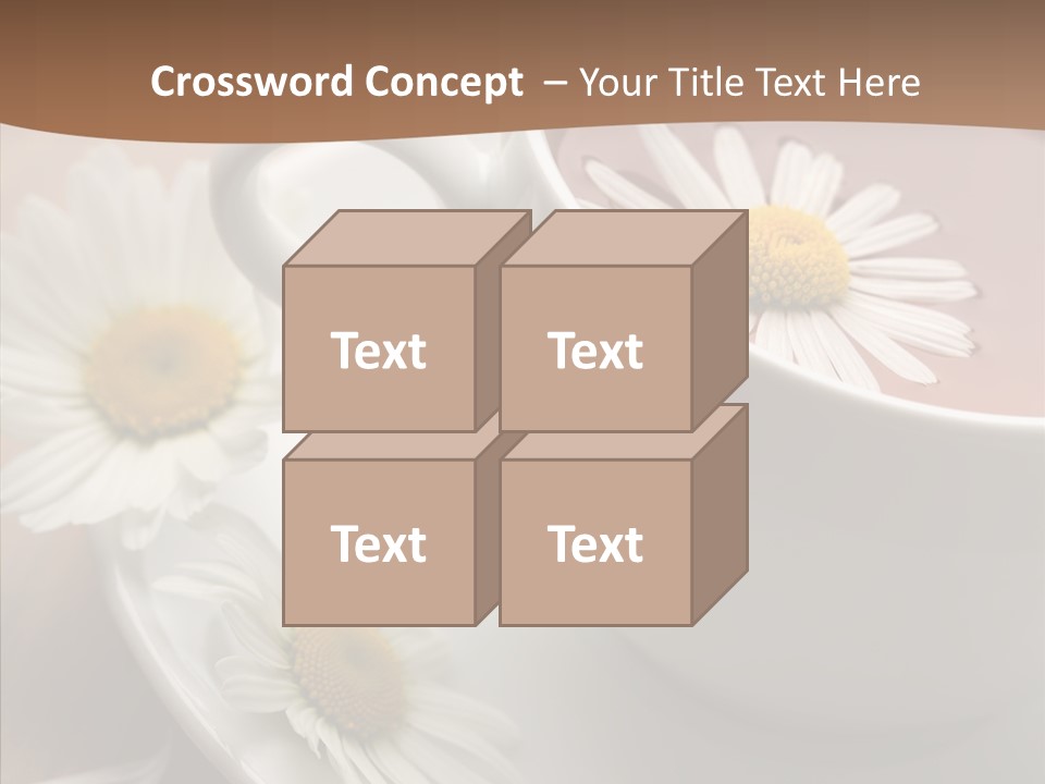 Morning Flower Leaf PowerPoint Template