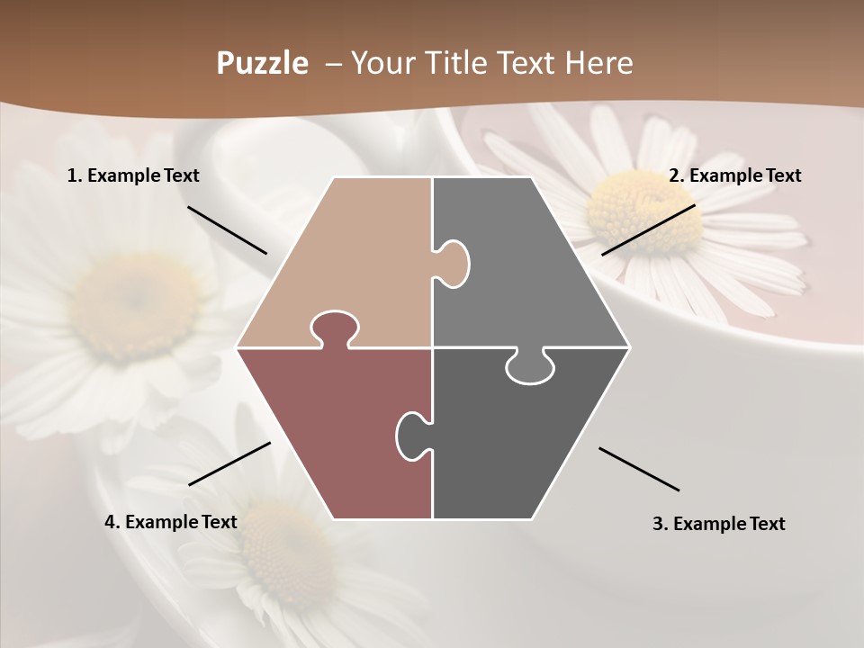 Morning Flower Leaf PowerPoint Template