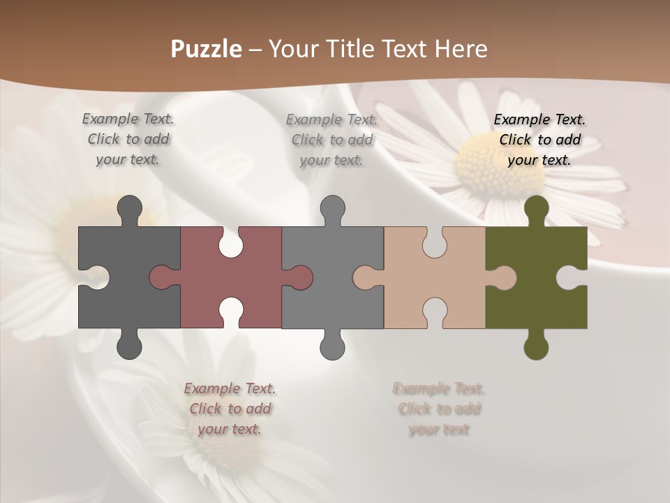 Morning Flower Leaf PowerPoint Template