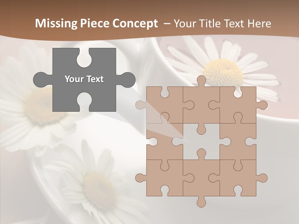 Morning Flower Leaf PowerPoint Template