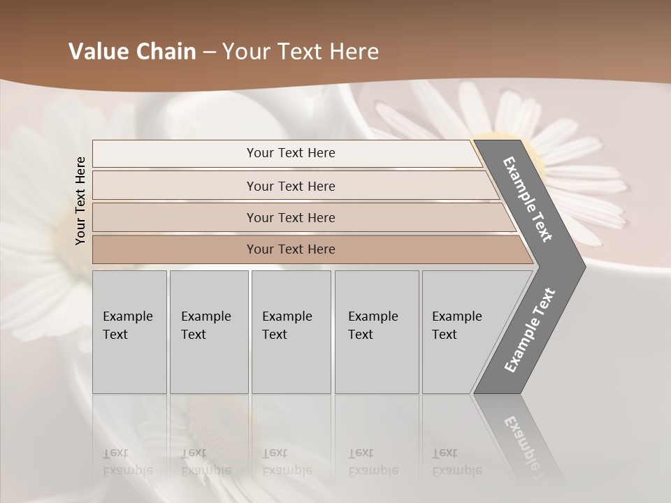 Morning Flower Leaf PowerPoint Template