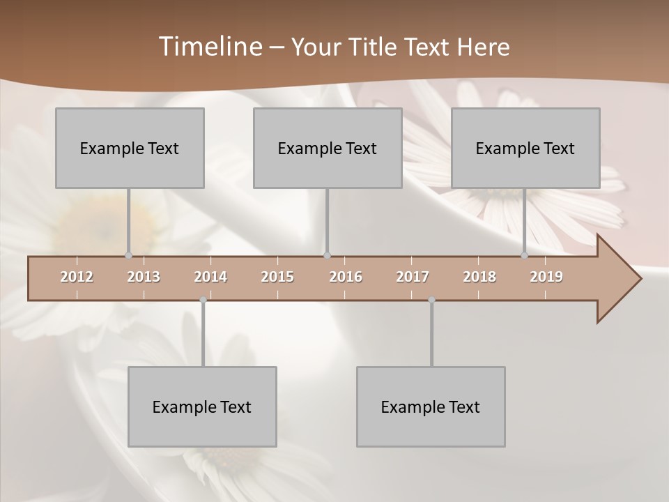 Morning Flower Leaf PowerPoint Template