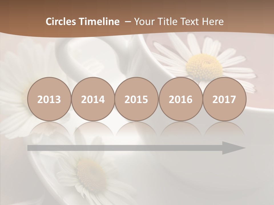 Morning Flower Leaf PowerPoint Template